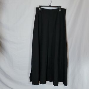 Vtg black Stanbury uniform skirt, 8, maxi